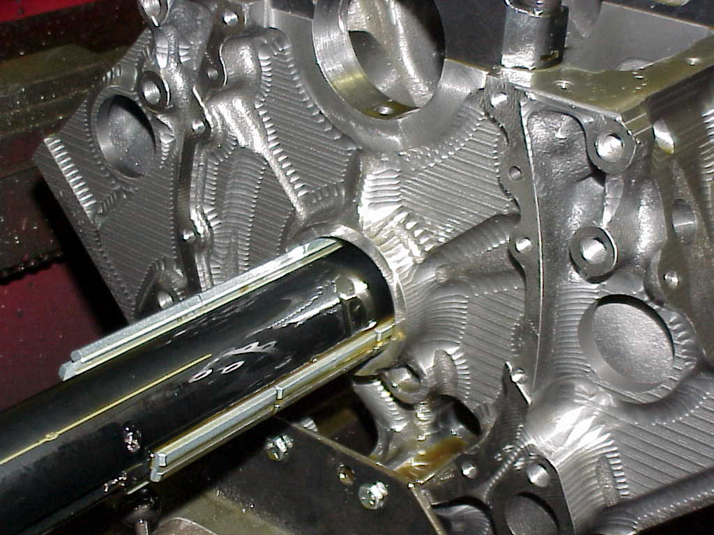 Machine Cam Bores on Blocks